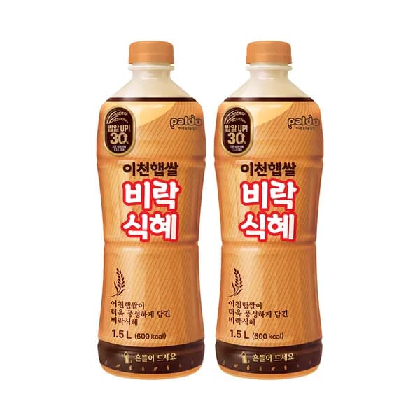 팔도 이천햅쌀 비락식혜 1.5L 4개 21,900원