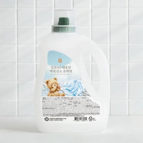 쉼표365 액체 산소 표백제 3L 1개
