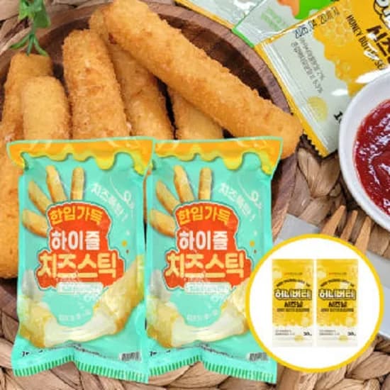 하이즐 치즈스틱 750g 2봉 1세트