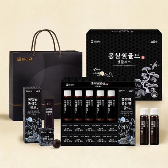 종근당 홍침원 골드 프리미엄 선물세트, 1박스 + 쇼핑백