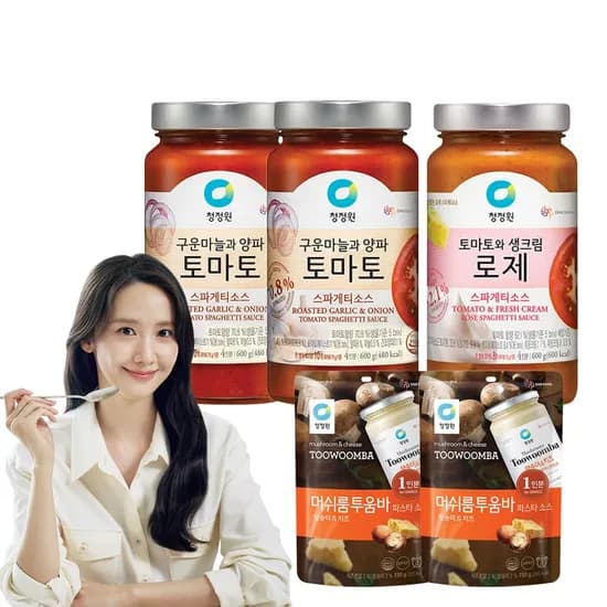 청정원 스파게티소스 토마토 600g 2개 외 2종