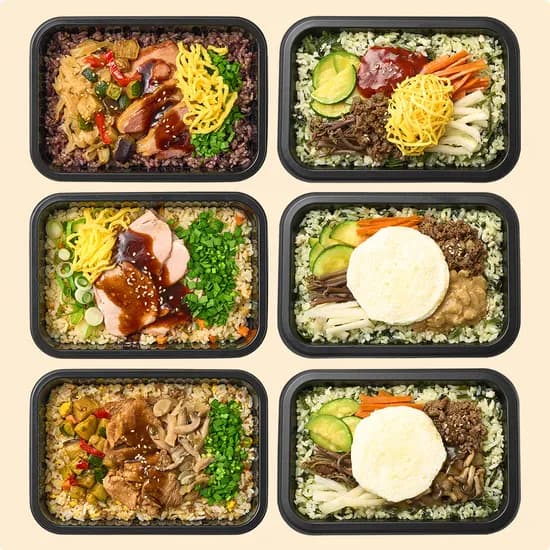 굿스푼 저당 당뇨 비빔밥 솥밥 도시락 6종 300g 6팩