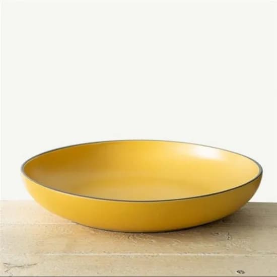 이천도자기 헤리티지 라운드 찜탕기 접시 대 블랙 27cm 1개
