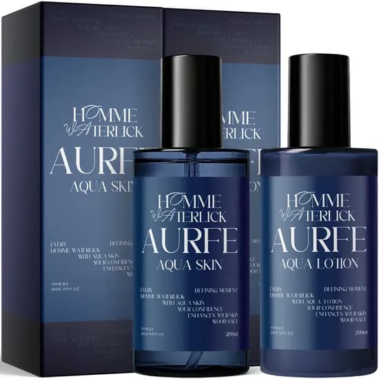 아우페 옴므 워터릭 아쿠아, 로션 200ml 1개 + 스킨 200ml 1개, 2개, 1세트