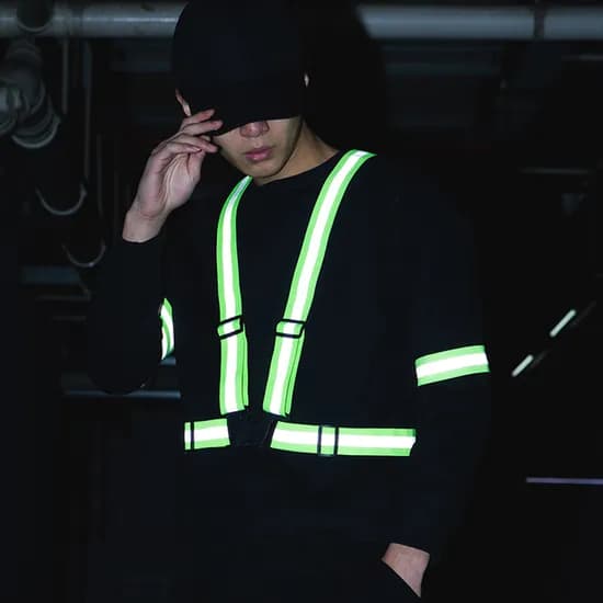 엑스반도 야간작업용 조끼 형광 2개