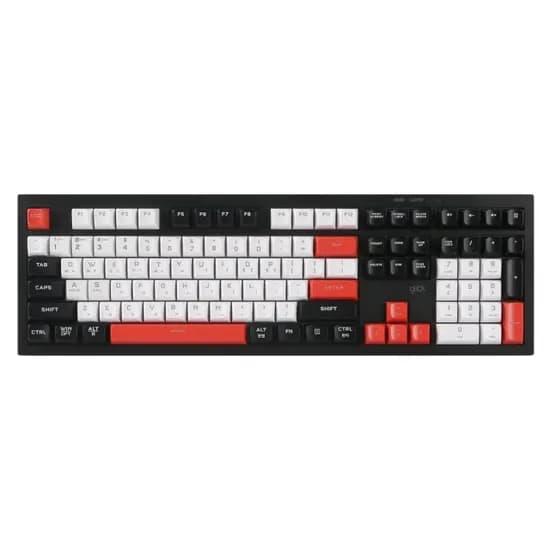 지클릭커 OFFICEPRO WK50 사일런스 M RGB 풀윤활 무소음 방수 무선 블루투스 키보드 108키, WK50 108, Poker, 제조사축