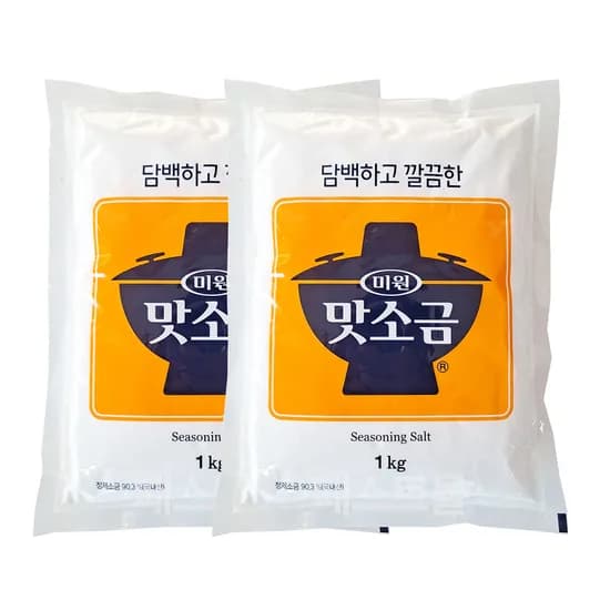 미원 맛소금 1kg 2개