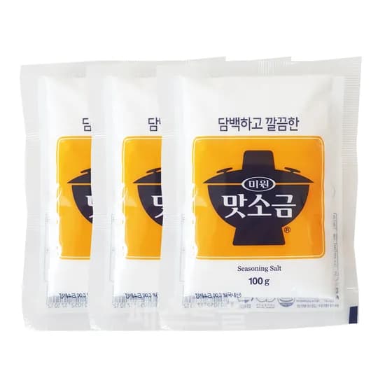 미원 맛소금 100g 3개
