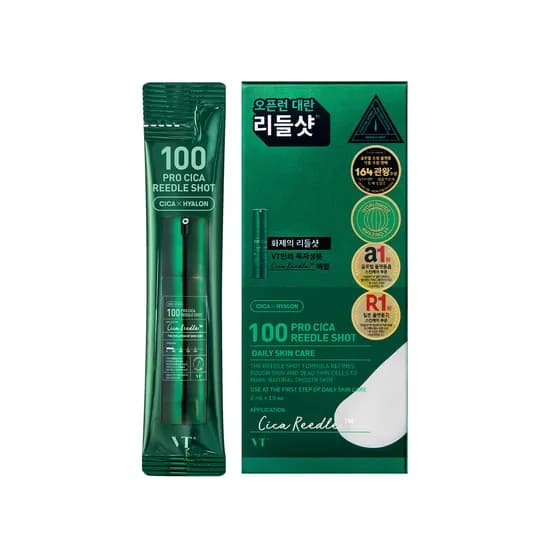 VT 리들샷 스틱파우치, 100 프로 시카, 2ml, 10개입, 2박스