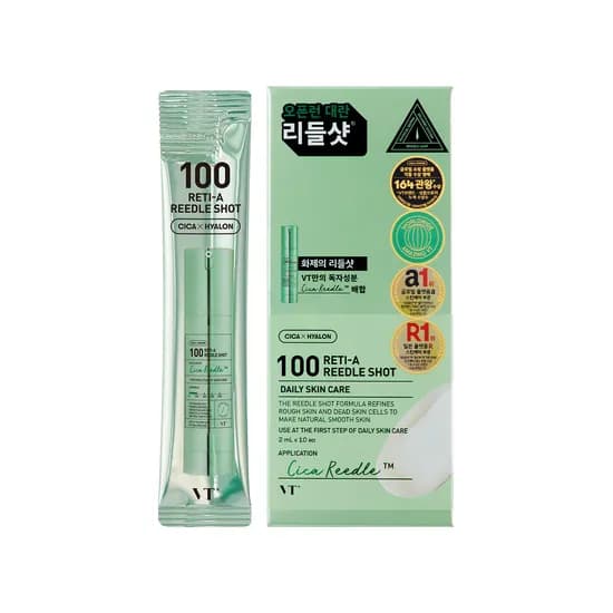 VT 리들샷 스틱파우치, 100 레티-에이, 2ml, 10개입, 2박스