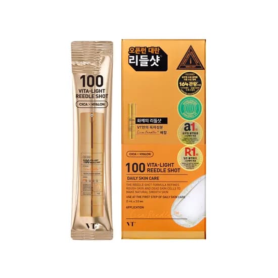 VT 리들샷 스틱파우치, 100 비타-라이트, 2ml, 10개입, 2박스