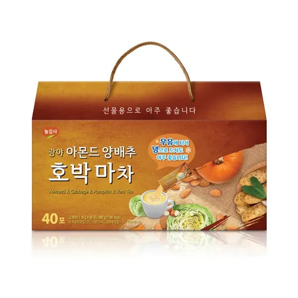 광야식품 아몬드 양배추 호박마차 25g 40개입