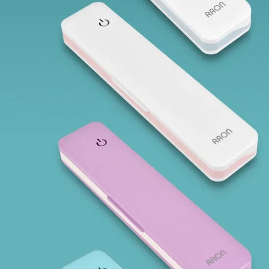 라온 휴대용 자외선 칫솔살균기 RNS-200ser, 화이트핑크, 1개