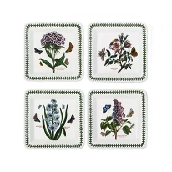 포트메리온 보타닉가든 사각접시, 중접시, 22cm, 1개