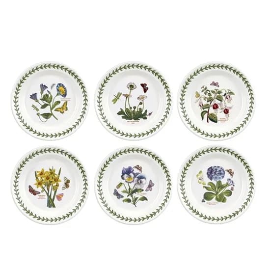 포트메리온 보타닉가든 접시, 화이트, 소접시, 16.5x2.3cm, 무늬랜덤, 1개