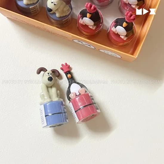 월레스와 그로밋 피규어 참잘했어요 칭찬 도장 스탬프, 맥그로우, 피규어 스탬프