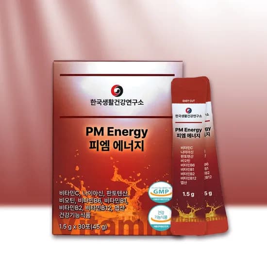 한국생활건강연구소 PM 에너지, 1.5g, 30포, 1박스