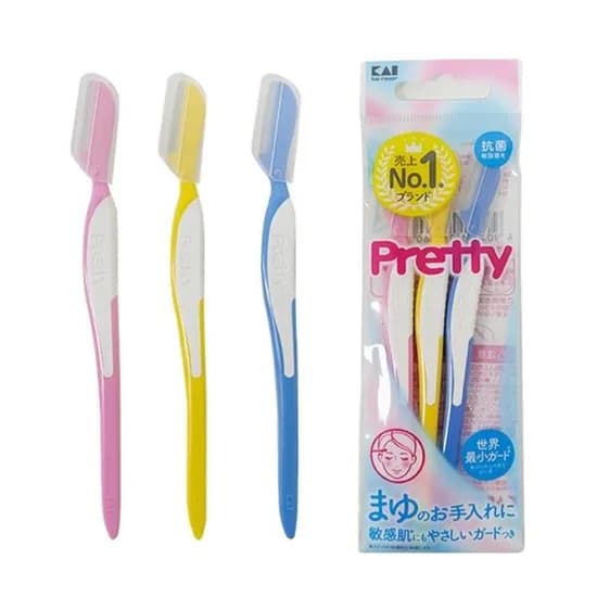 프리티 카이 3색 눈썹칼 3개입