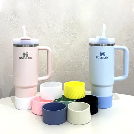 스탠리 텀블러 실리콘 바닥 커버 스카이블루 L 1개