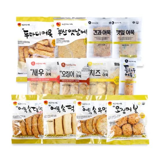 미도어묵 12종 12팩 1.9kg 1세트