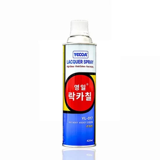 영일 라카 스프레이 진청색 420ml 1개
