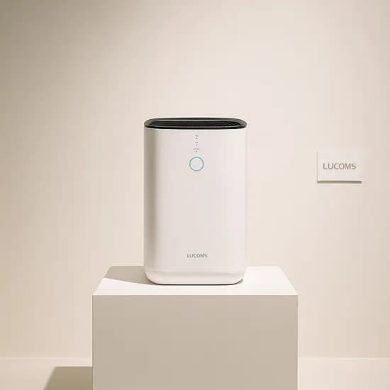 루컴즈 탁상용 미니 공기청정기, C05P01W, 화이트, 1개