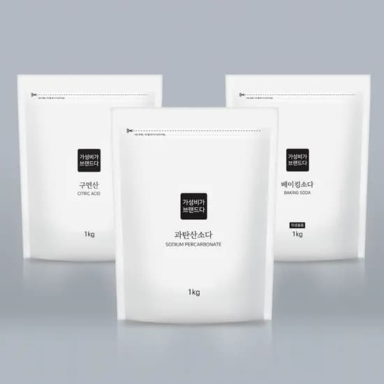 가성비가브랜드다 과탄산소다 외 2종 1kg 3개