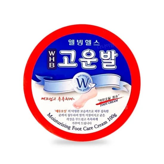 웰빙헬스 고운발 크림, 에뮤오일(빨강), 100g, 1개