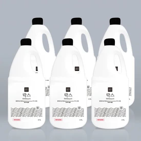 가성비가브랜드다 냄새줄인 락스, 2.1L, 6개