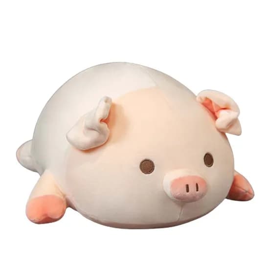 네이처타임즈 안고 자는 눈뜬 돼지 인형 80cm