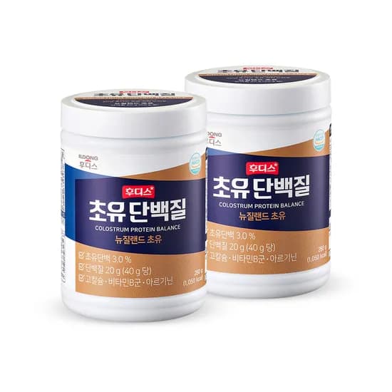 후디스 초유 단백질, 280g, 2개