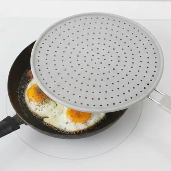 일상나눔 기름 튐 방지 실리콘 덮개, 그레이, 1개