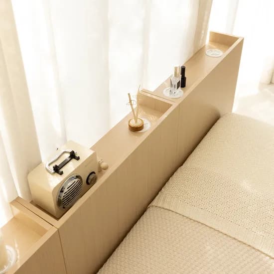 라샘 DIY 침대 틈새 수납장, 일반형, 400, 화이트, 1개