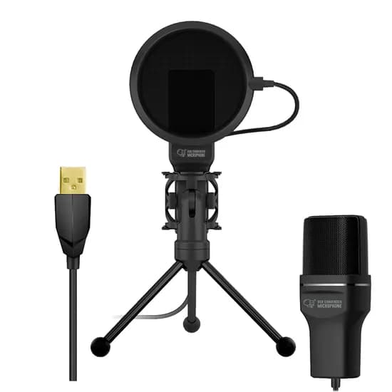 코비 USB 유선 방송용 마이크 CMB77 블랙 1개