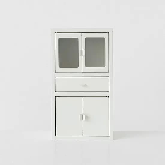 마켓비 OFFICY 미니 수납장, 화이트, 1개