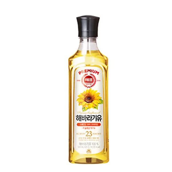 해표 해바라기유 500ml 2개