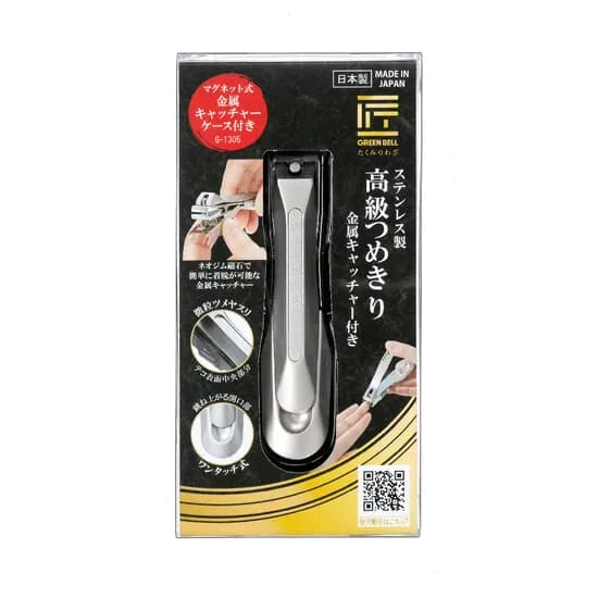 그린벨 타쿠미노와자 금속캡처 원터치 손톱깎이 L 1개
