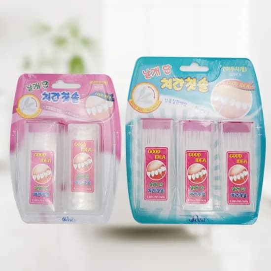 닥터헬퍼 날개 단 치간칫솔 0.4mm 180매입 1세트