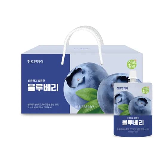 천호엔케어 하루활력 블루베리즙, 70ml, 30팩, 1박스