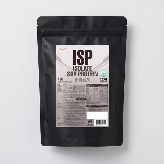 성풍양행 ISP 분리대두단백질분말 흑임자맛 식물성 프로틴 분말 흑임자맛 1.2kg 3개