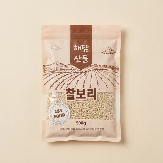 해담산들 국내산 찰보리 500g 3봉 5,900원