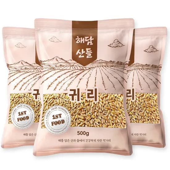 해담산들 귀리, 500g, 3봉