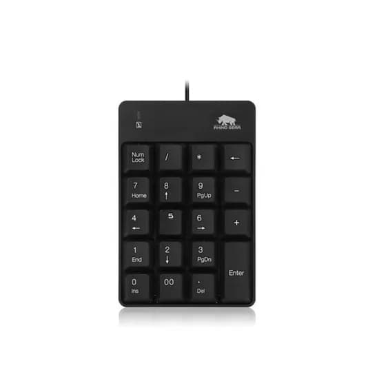RHINO GEAR 유선 숫자키패드 RG-K100, 블랙, 제조사축