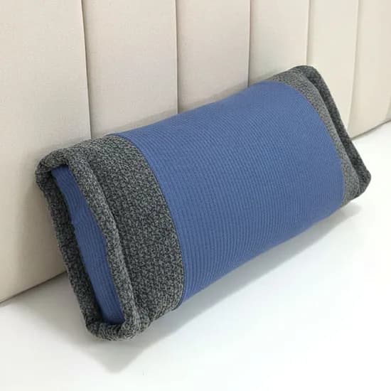 메밀베개 사각 대형, 블루, 45x20cm, 1개