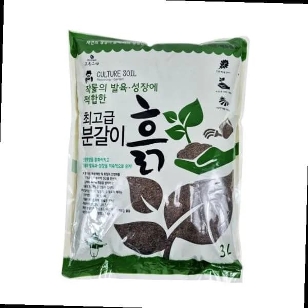 초록스타 분갈이용 흙 3L 8개