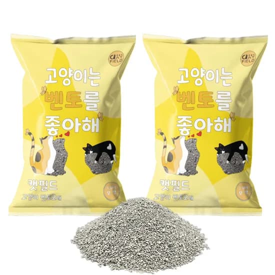 캣필드 고양이 벤토모래, 무향, 7kg, 2개, 14kg, 1박스