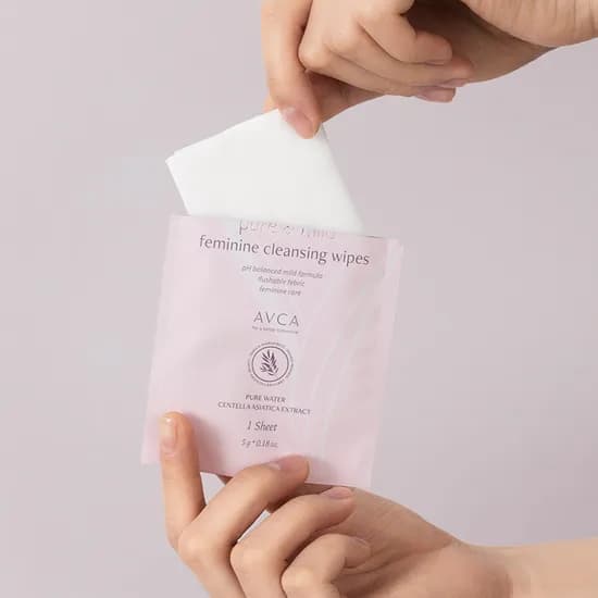 아브카 퓨어 앤 마일드 여성 청결 티슈, 5g, 40개입