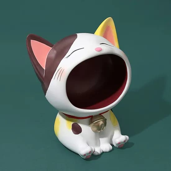 인테리어 입벌린 고양이 트레이, GHT12, 삼색, 1개
