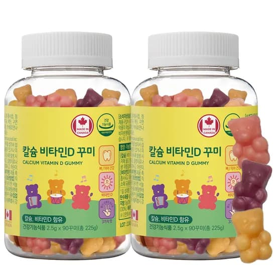 네이처그랜드 칼슘 비타민D 꾸미, 90개입, 2개