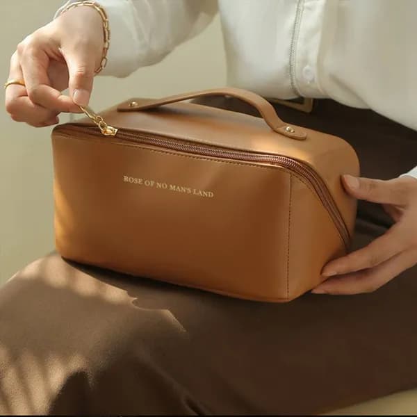 대용량 화장품 파우치 브라운 2개 12,900원